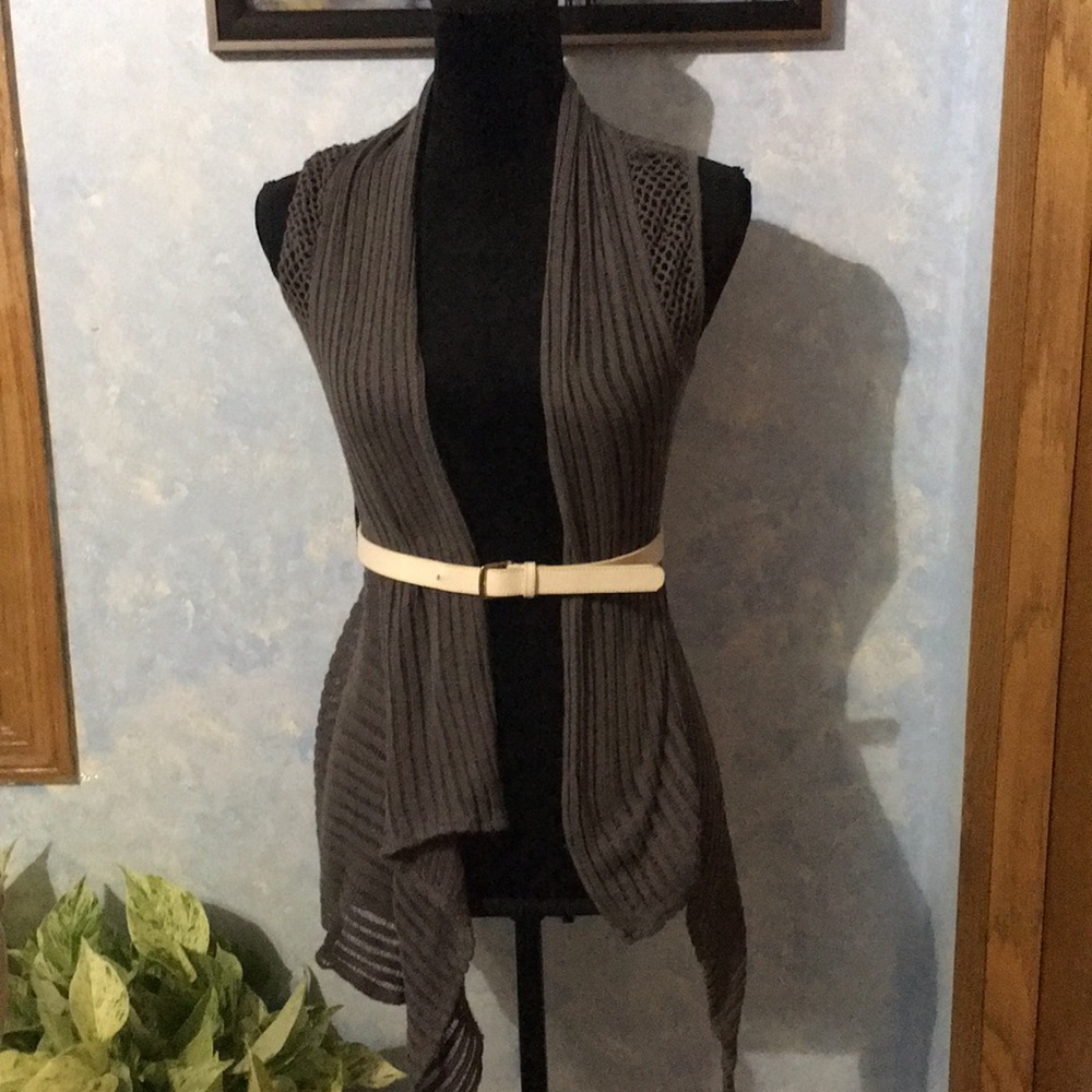 Gray Shrug Cardigan
